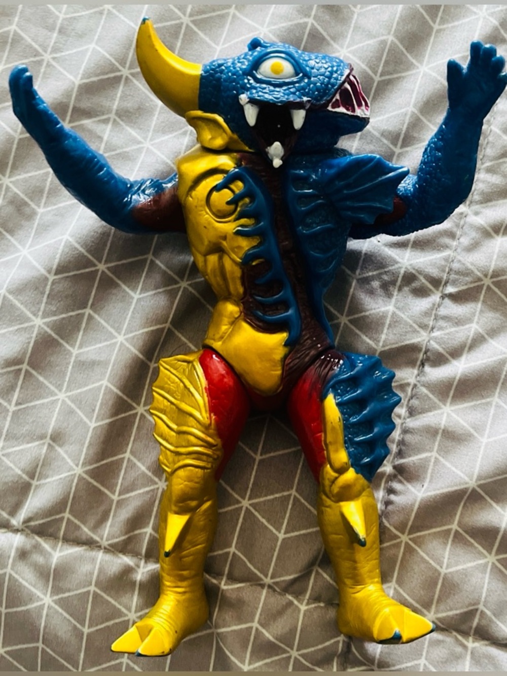 Power Rangers Mighty Morphin 8” Goo Fish Villain Monster Action Figure 1993